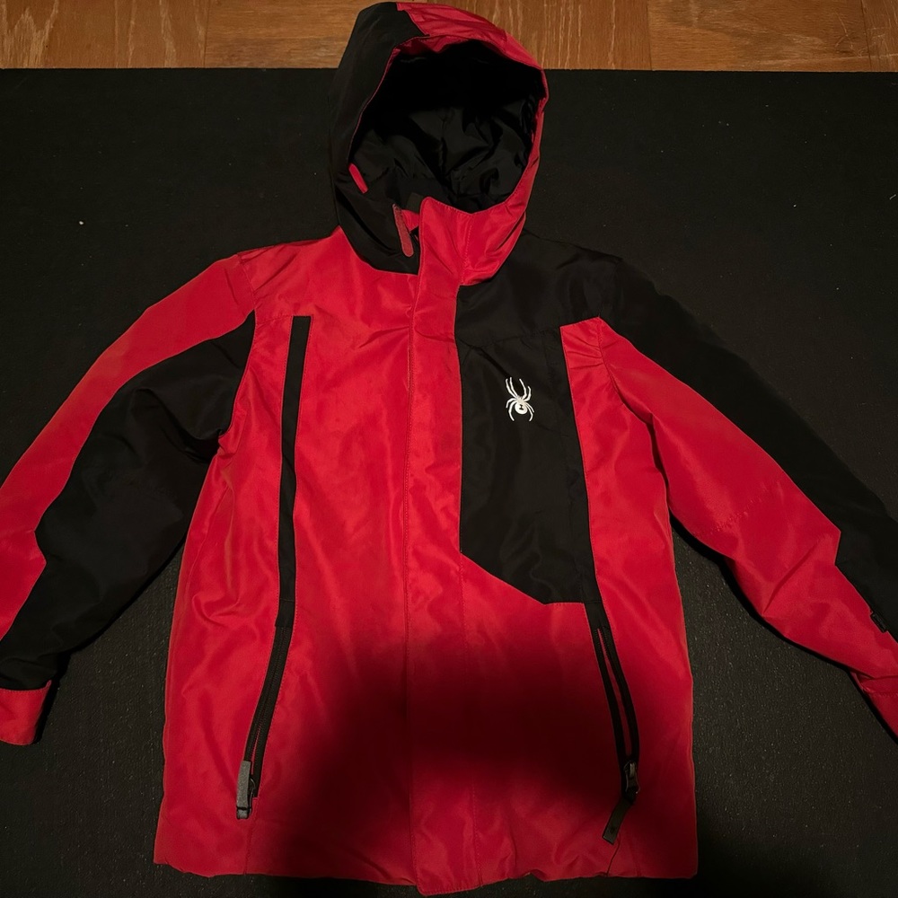 Boys Youth Spyder Ski/Snowboard Insulated Jacket Size 8